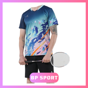 Áo cầu lông Kaiwin Forehand nam - Xanh đen chính hãng